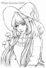 Sorceress Coloring Page Pages sketch template