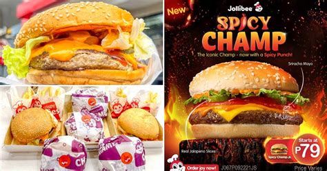 The Iconic Jollibee Champ now with a Spicy Punch