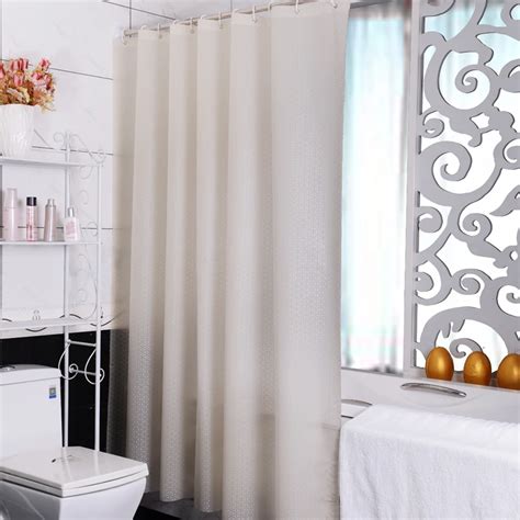 2015 Simple Beige Geometric Patterns Shower Curtain Waterproof ...