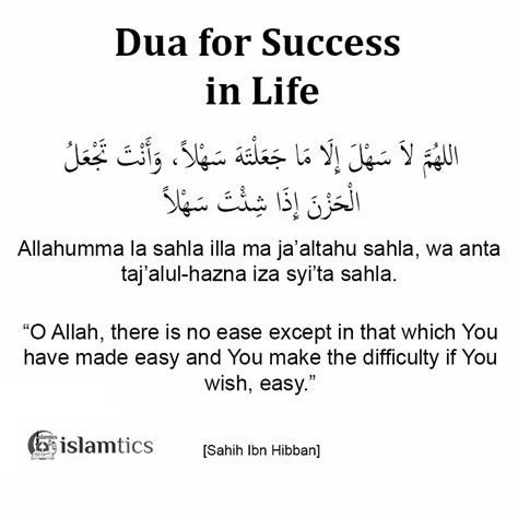 Islamic Dua For Success