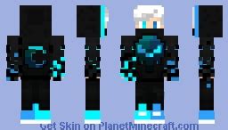 Light Blue Ninja Minecraft Skin