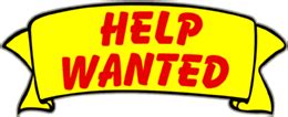 Help Wanted Banner Window Cling | SC-259 | Jantec Neon