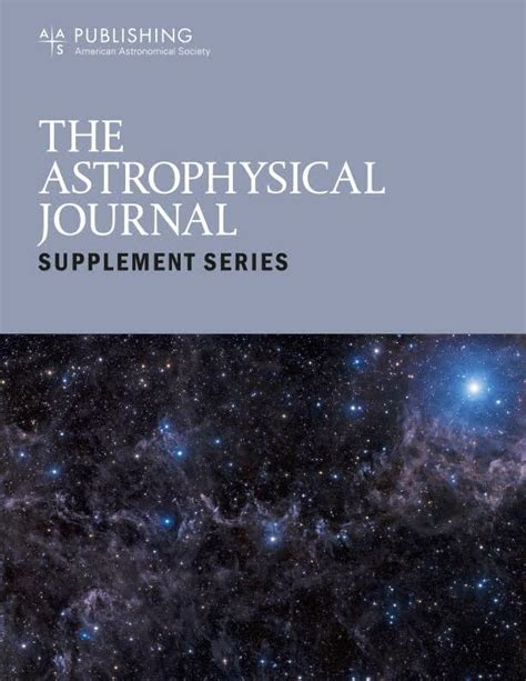 Astrophysical Journal Supplement Series - AAS Journals