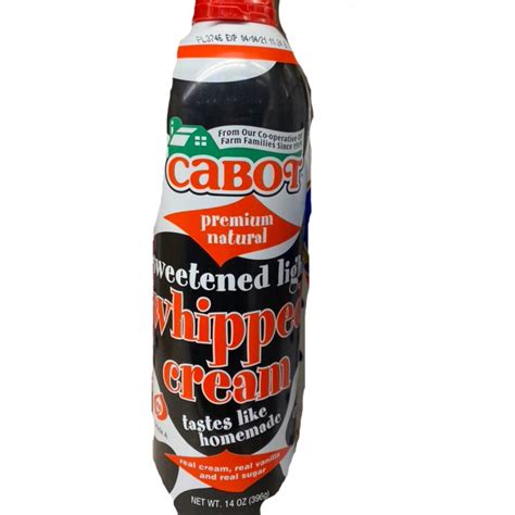 Whipped Cream, Cabot's, 14 oz. – Russo's