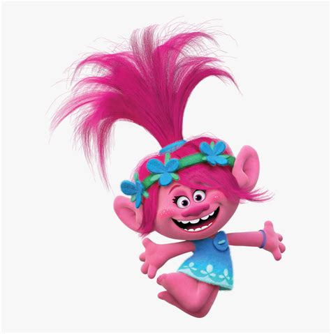 Trolls Clipart Cloud - Poppy Troll, HD Png Download - kindpng