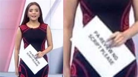 ’24 Oras’ anchor Vicky Morales trends after holding paper with ‘pa-review’note - The Filipino Times