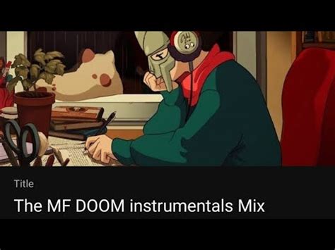 The MF DOOM instrumentals Mix - YouTube