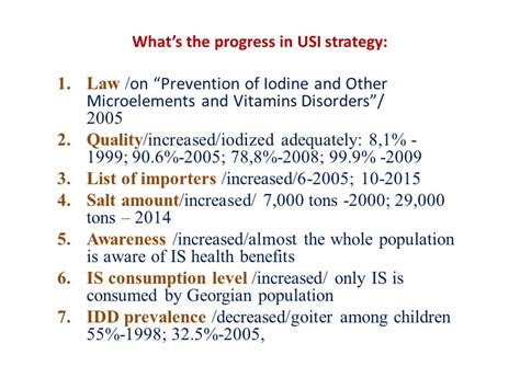 IDD and USI progress and problems Robizon Tsiklauri NCDC/Georgia ppt download