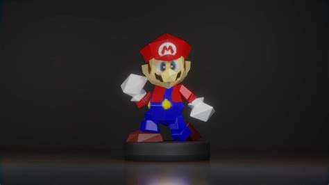 SSB Mario Amiibo by MysticTortoise64 on DeviantArt