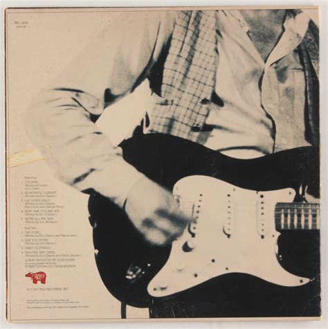 Eric Clapton Signed "Slowhand" Vinyl Record Album Cover (PSA LOA ...