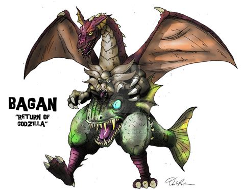 Bagan - Return of Godzilla version by Fourgreen on DeviantArt