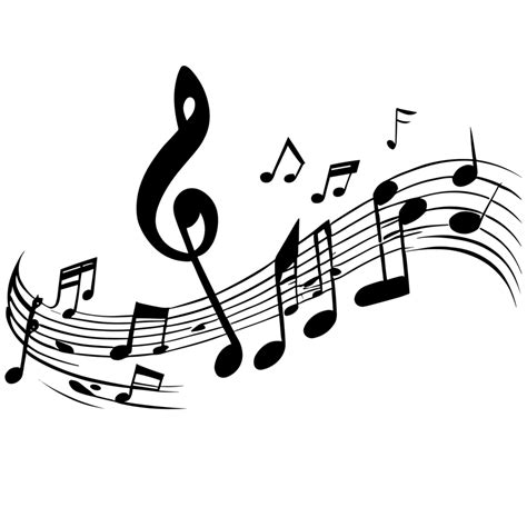 Music Notes Clipart Black And White