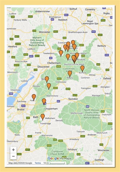 Map | Cotswolds