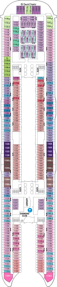 Royal Caribbean Allure of the Seas Deck Plans: Ship Layout, Staterooms & Map - Cruise Critic