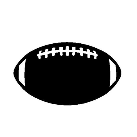 Football Ball Silhouette - ClipArt Best