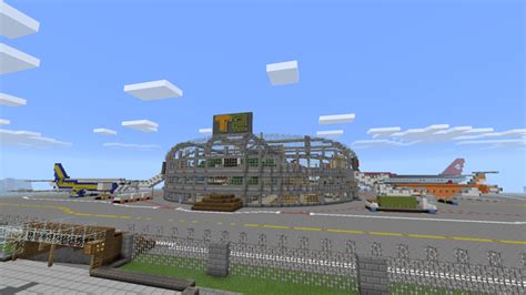 Minecraft Airport [Creation] | Minecraft PE Maps