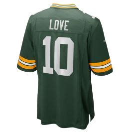 Green Bay Packers Jordan Love Nike Home Game Jersey at the Packers Pro Shop