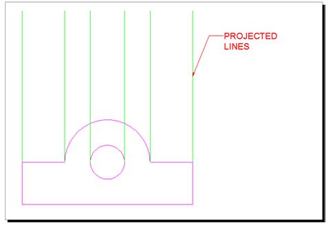 Orthographic Projection tutorial for AutoCAD with video