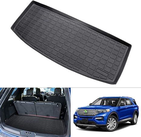 KUST Cargo Liner for 2020-2024 Ford Explorer Accessories All Weather Custom Fit Cargo Trunk ...