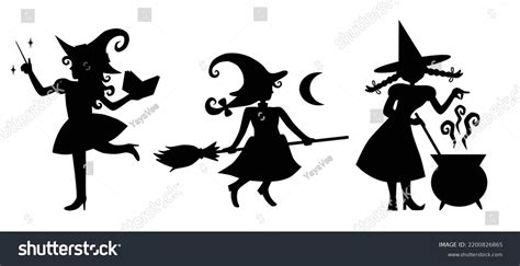 28,309 Cute Witch Silhouette Royalty-Free Photos and Stock Images | Shutterstock