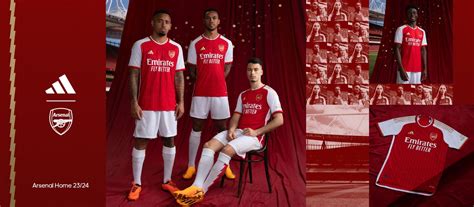 New For 2023/24: Arsenal Home Kit