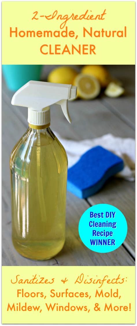 Homemade Cleaning Products - Best Homemade Natural Cleaner - DIY ...