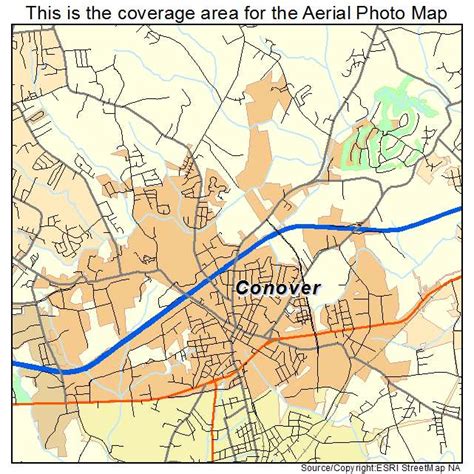 Aerial Photography Map of Conover, NC North Carolina