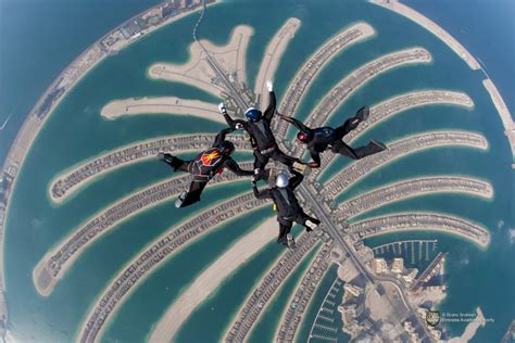 Skydiving Palm Jumeirah Island Dubai United Arab Emirates