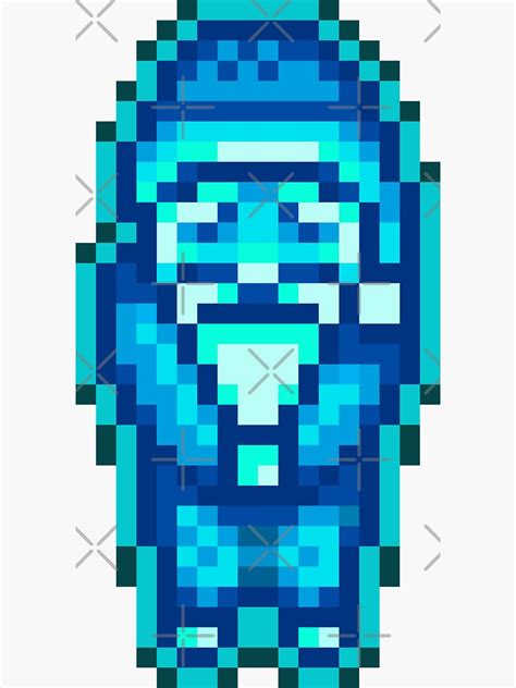 "Stardew Valley Grandpa Ghost" Sticker for Sale by aiya-pixels | Redbubble