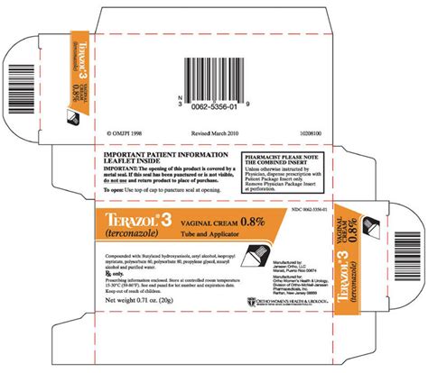 Terazol 7: Package Insert - Drugs.com