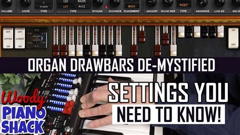 HAMMOND ORGAN DRAWBAR Tutorial and Must-Know Settings Acordes - Chordify