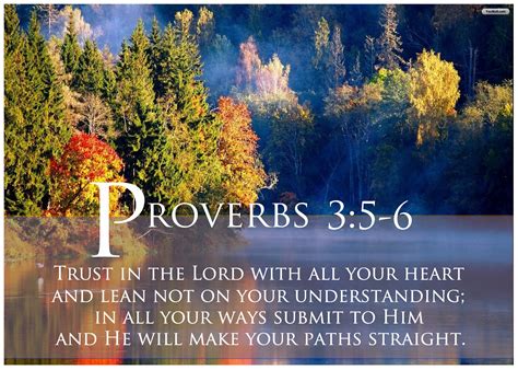 Proverbs 3:5-6 | Proverbs | Pinterest