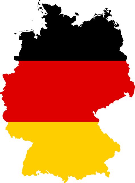 Germany Flag Map • Mapsof.net