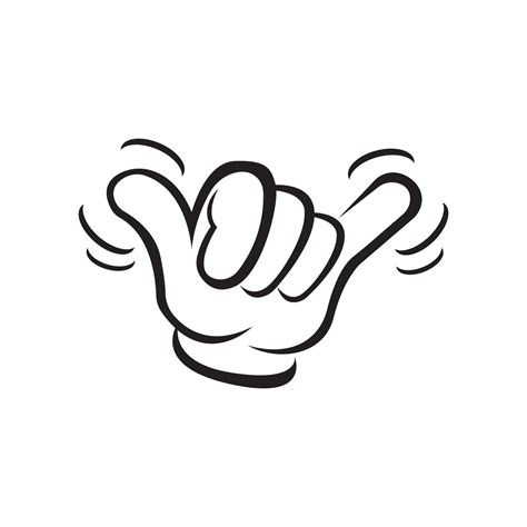 Shaka hands icon logo, vector design 16222850 Vector Art at Vecteezy