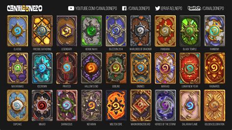 All HearthStone Cardbacks so far. : hearthstone