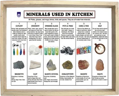 Minerals Used in the Kitchen (Set of 6) at best price in Ambala