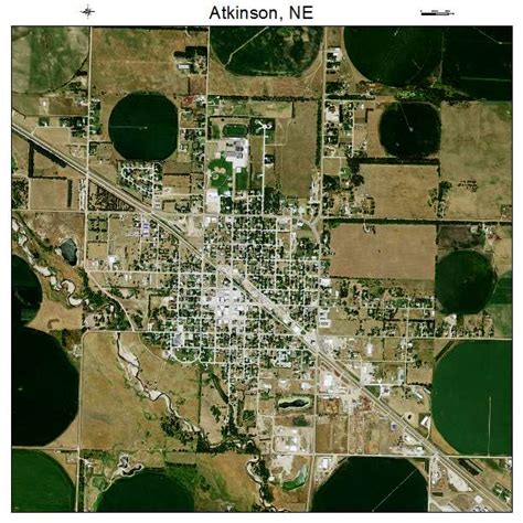 Aerial Photography Map of Atkinson, NE Nebraska