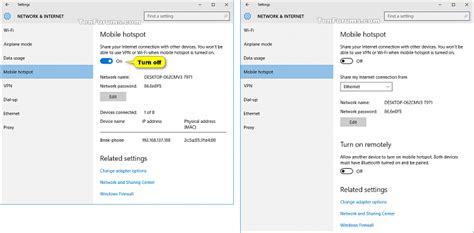 Turn On or Off Mobile Hotspot in Windows 10 | Tutorials