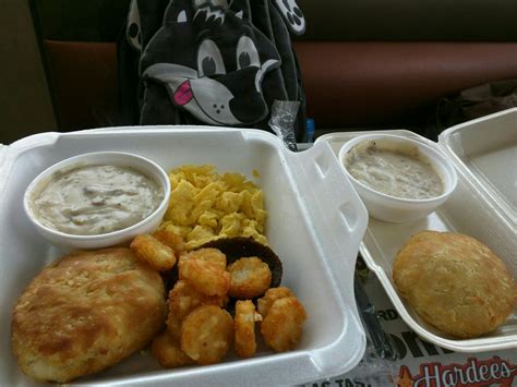 hardee's breakfast platter