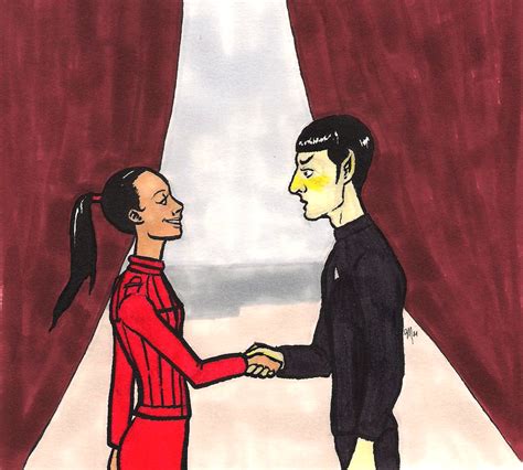 First Kiss - Spock & Uhura Fan Art (26688779) - Fanpop