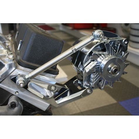 Genuine Pro-Race Polished Billet Aluminum Alternator Bracket Kit for Short Water Pumps|Pro-Race ...