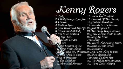 KENNY ROGERS: Greatest Hits Full Album || Best Songs Of Kenny Rogers ...