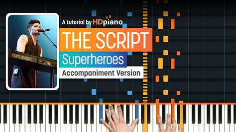 Superheroes by The Script Piano Tutorial | HDpiano