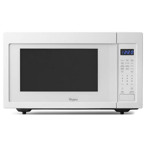 Shop Whirlpool 1.6-cu ft 1,200-Watt Countertop Microwave (White) at ...