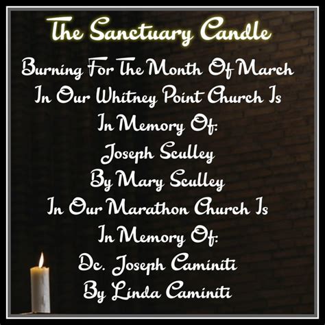 The Sanctuary Candle – Catholic Community of St. Stephen's – St. Patrick's