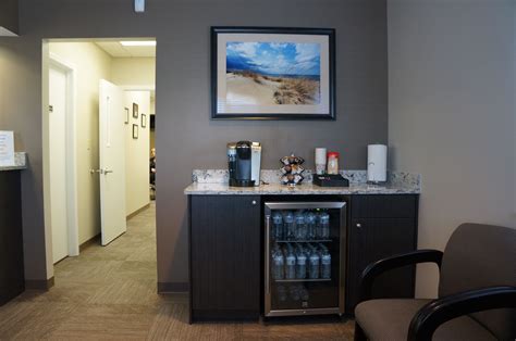 Dental Office Waiting room - beverage center | Office waiting rooms, Office coffee station, Home ...