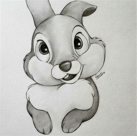 Awwwwwww thumper | Disney drawings, Disney character drawings, Disney drawings sketches