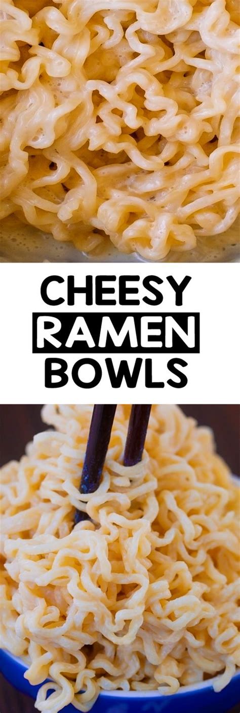 CHEESY RAMEN NOODLES in 2020 | Recipes, Cooking recipes, Food