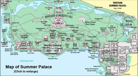 Maps of Summer Palace, Sketch Map of Yiheyuan