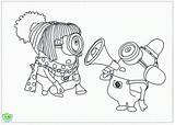 Despicable Me 2 Coloring Page  Coloring Home sketch template